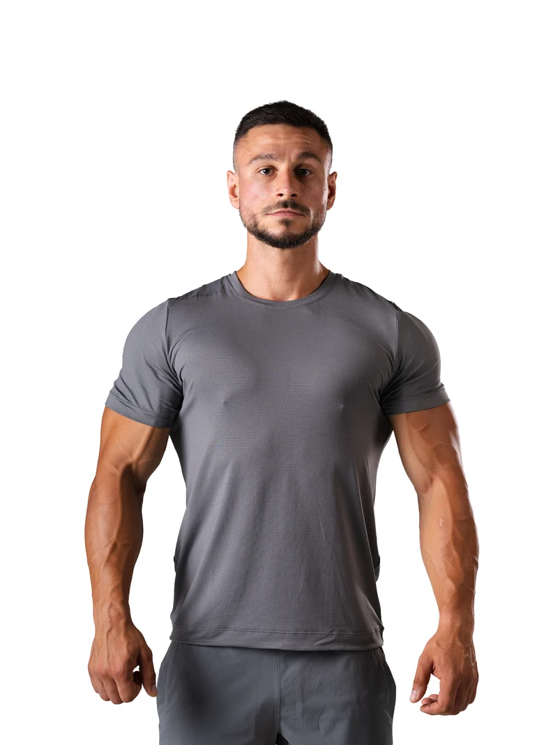 Hard Lift T-Shirt | CastleRock Grey